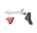 TIMNEY TRIGGERS ALPHAGLOCK5LARGERED ALPHA COMPETITION  RED FITS GLOCK GEN5