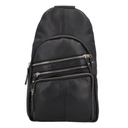 Lady Conceal Weston Lambskin Concealed Carry Sling, Black