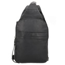 Lady Conceal Dakota Leather Concealed Carry Sling, Black