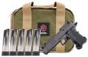 ALPHA FOXTROT AA47X1CIG-XDBK20-PROM AF1911 ROMULUS PROMO 9MM LUGER 20+1 4.25" BLACK DLC THREADED COMPENSATED BARREL, BLACK DLC STAINLESS STEEL OPTIC READY/SERRATED SLIDE & FRAME W/BEAVERTAIL & PICATIN